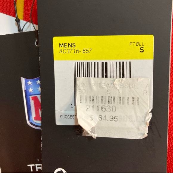 Chiefs Nike Dri Fit Polo Red Men’s Small 2019 Team Apparel NWT - Picture 7 of 7